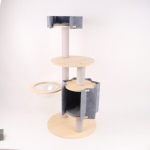 MS20001 Solid Wood Cat Tree
